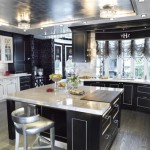 Black And Silver Kitchen Decor