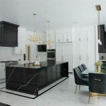 Kitchen Island Black And White