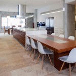 Kitchen Island With Attached Dining Table