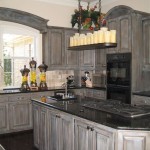 Light Gray Stained Kitchen Cabinets