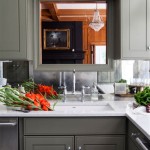 Mirror As Backsplash In Kitchen