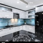 Modern High Gloss White Kitchen Cabinets