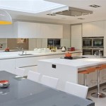 Modern Kitchen With White Cabinets