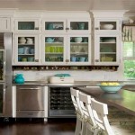 Modern Upper Kitchen Cabinets With Glass Doors