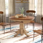 Round Kitchen Table With Butterfly Leaf
