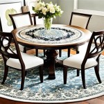 Round Rug For Kitchen Table