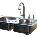 Standard Kitchen Double Sink Size