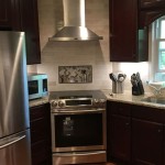 Stove In Corner Of Kitchen