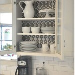 Wallpaper For Inside Kitchen Cabinets